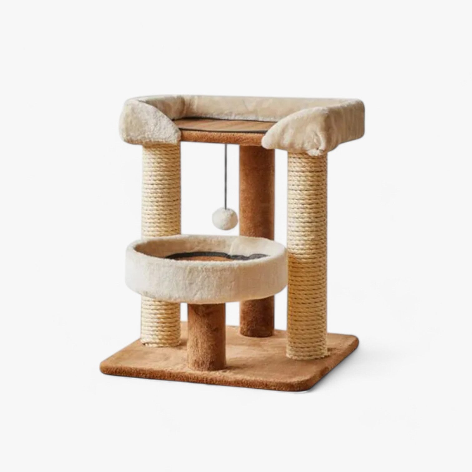 Ziggy | Grande Nido per Gatti con Divertimento per Arrampicare e Grattare - BIANCO - cats pet PET SUPPLIES - Concept Palermo