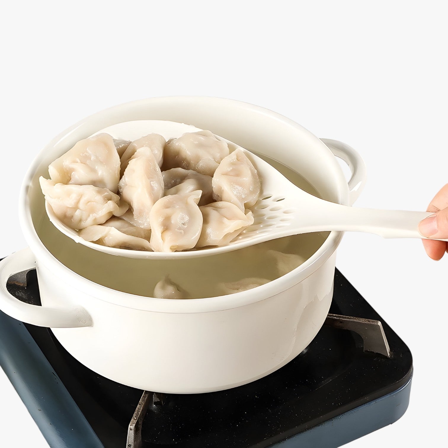 Zuri | Grande cucchiaio antiscivolo da cucina – Perfetto per zuppe e noodles - - Kitchen kitchen accessory kitchen tools - Concept Palermo