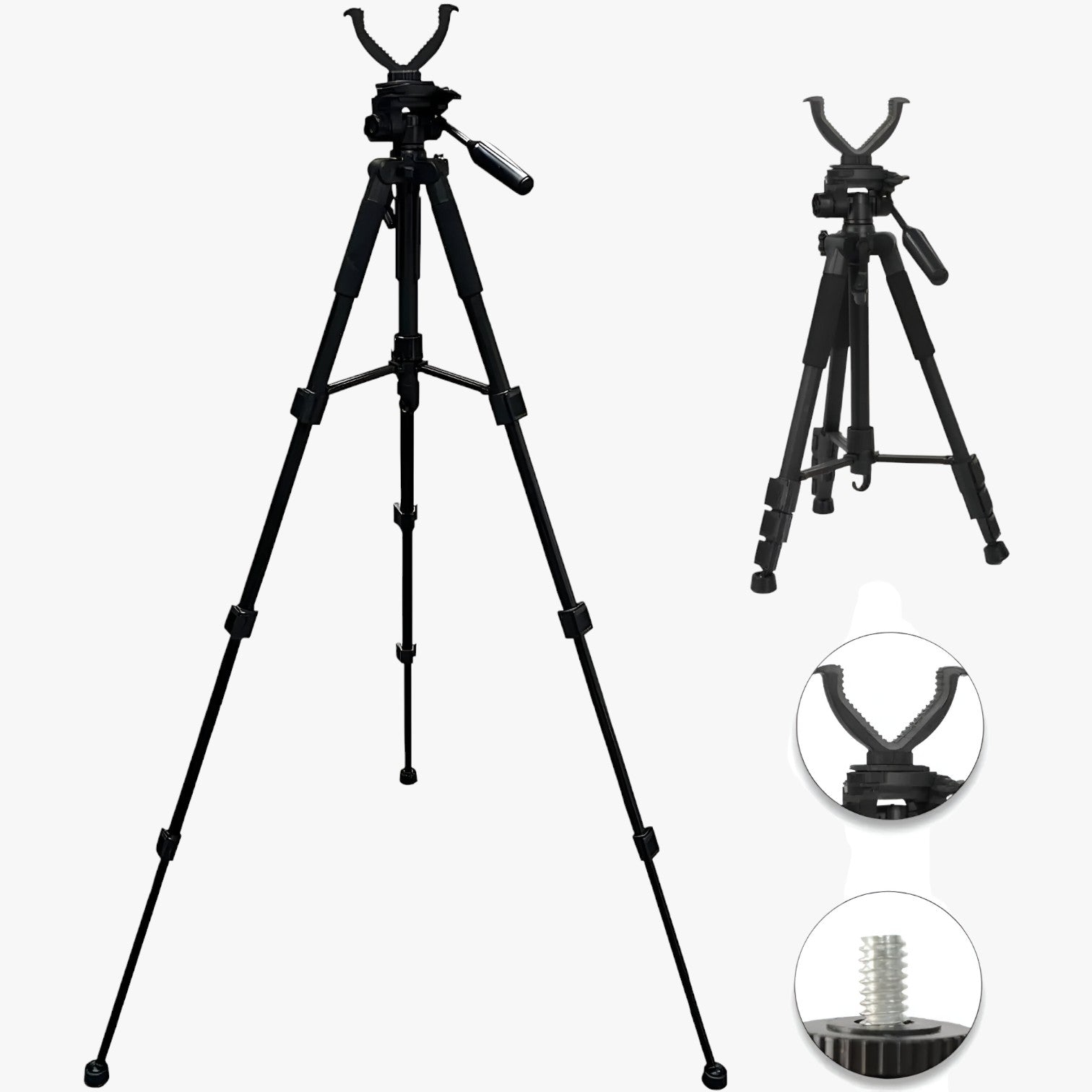 Pietro | Treppiede a Colpo Fisso – Precisione e Versatilità per Caccia e Fotocamere - - camera gadget - Concept Palermo