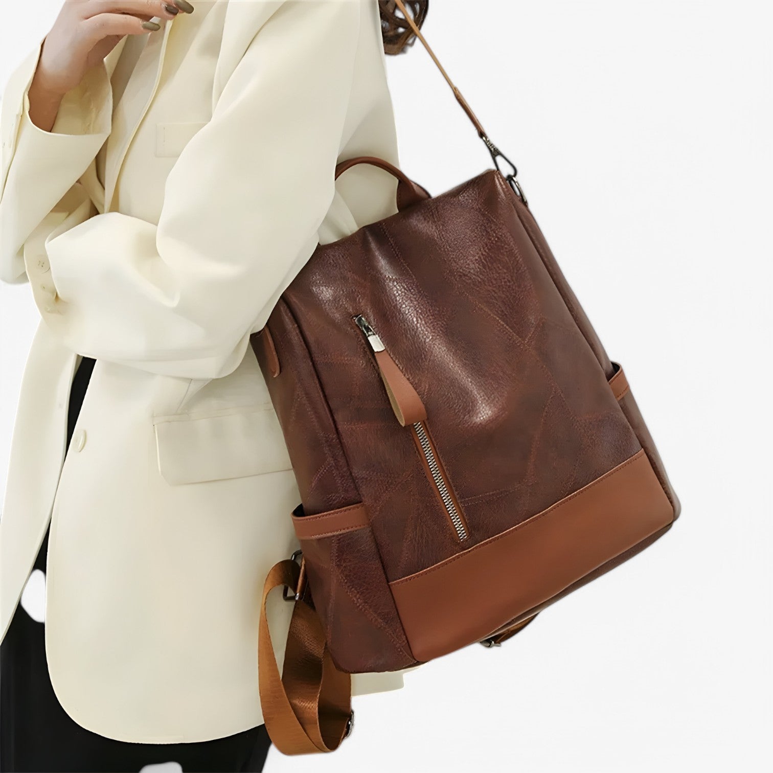 Celeste | Zaino vintage elegante – perfetto per scuola e viaggi - - Bags Shoulder Bags women bags - Concept Palermo