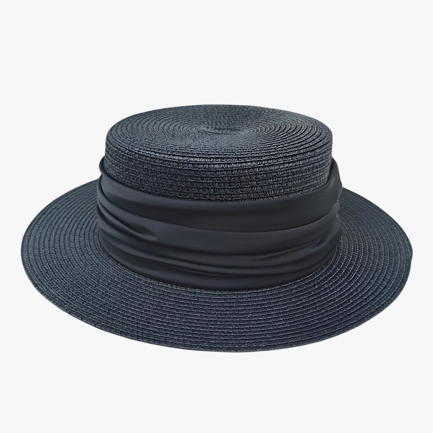 Gretchen | Chic e Protetto: Cappello da spiaggia Fedora estivo con bordo largo - Nero 54-58cm - Hat for girls summer hat Sun Hats women hat - Concept Palermo