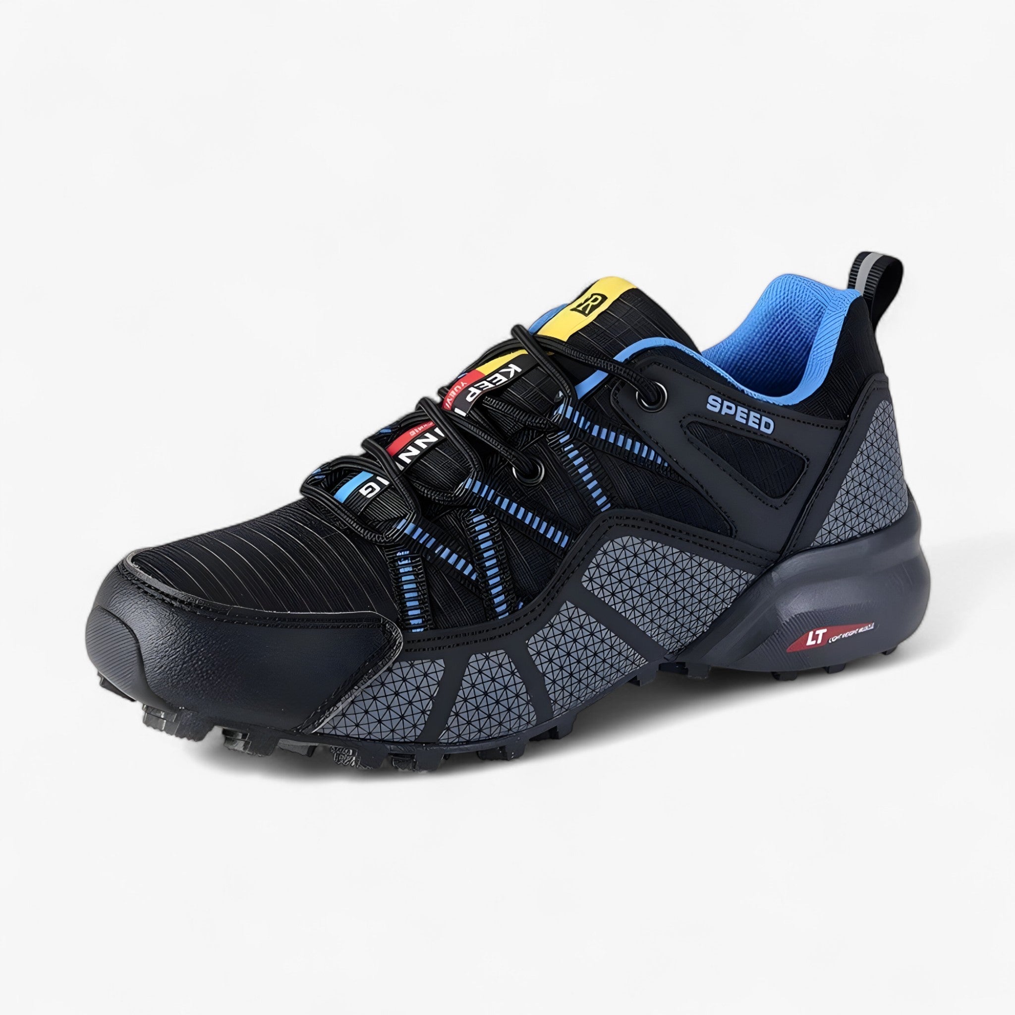 Scarpe da trekking impermeabili da uomo con suola antiscivolo - Nero blu - hiking shoes Men's Shoes shoes - Concept Palermo