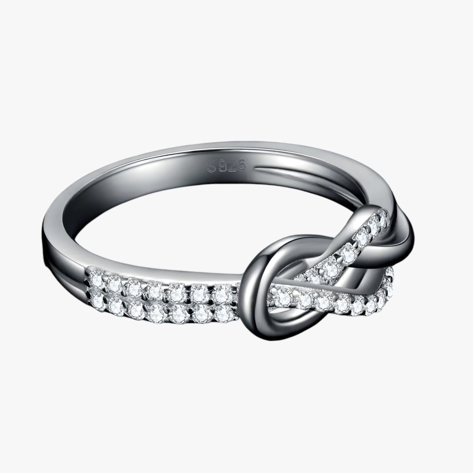 Stina | Anello Nodo Infinito – Eleganza senza tempo in argento sterling - - Accessories Jewelry Rings - Concept Palermo