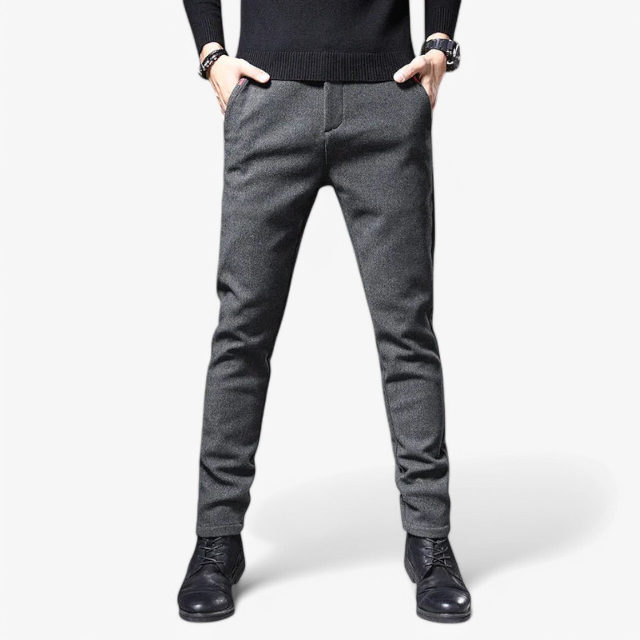 Christian | Pantaloni Casual - Grigio - - Concept Palermo
