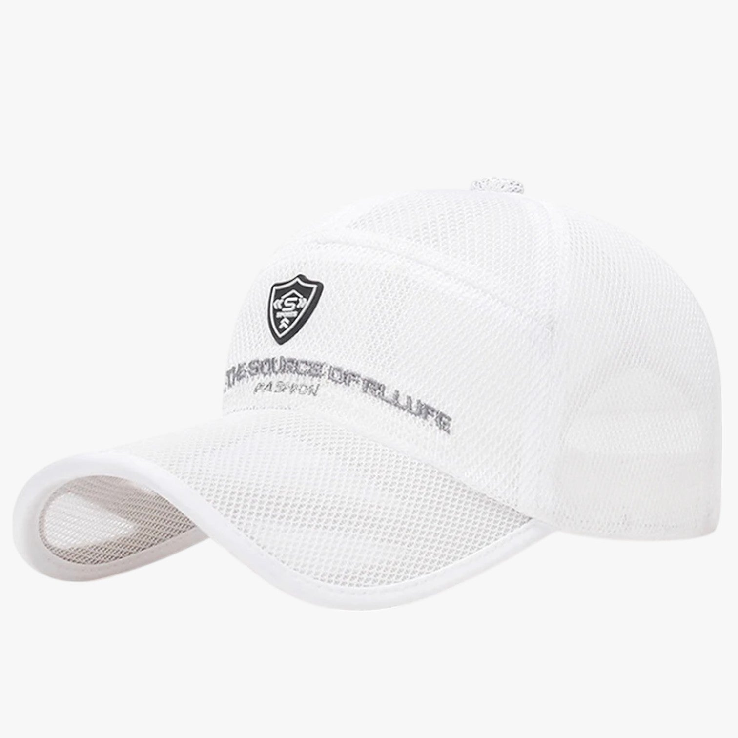Brady | Cappello Sportivo Estivo Traspirante con Visiera Jungle - Bianco - Baseball caps caps mens cap - Concept Palermo