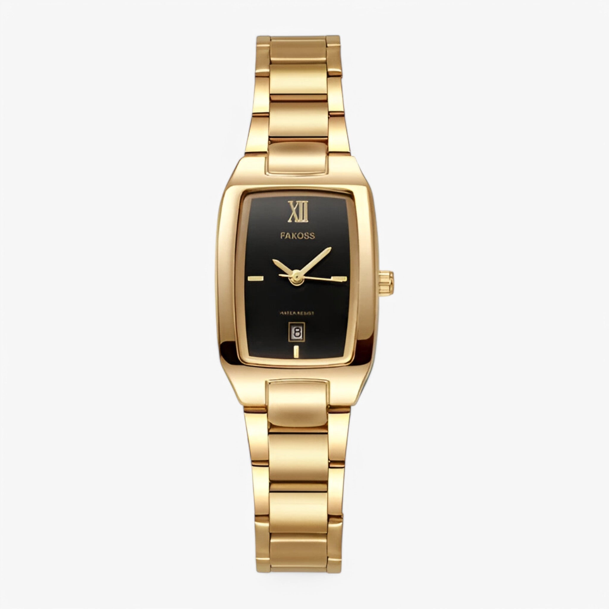 Ruth | Orologio da donna elegante al quarzo con quadrante quadrato - oro nera - women watch - Concept Palermo