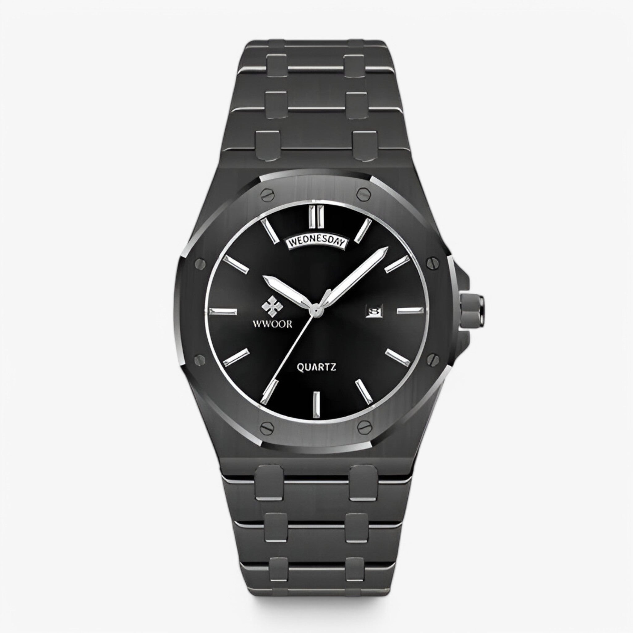 Magnus | Orologio Sportivo di Lusso in Acciaio Inossidabile - nero nero - - Concept Palermo
