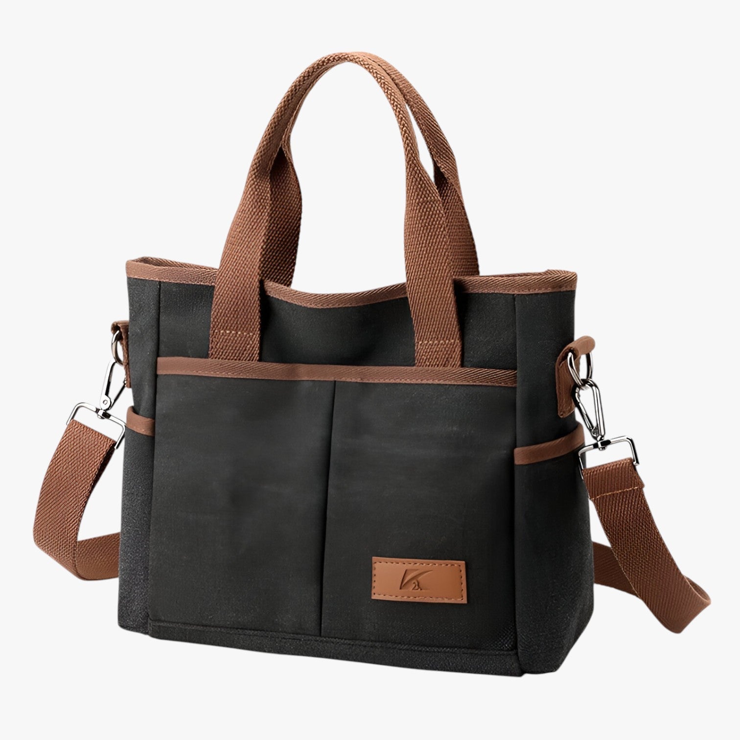 Rylee | Ampa borsa a tracolla e da viaggio in tela - Nero (20cm<Max Lunghezza<30cm) - handbags Women's handbags - Concept Palermo