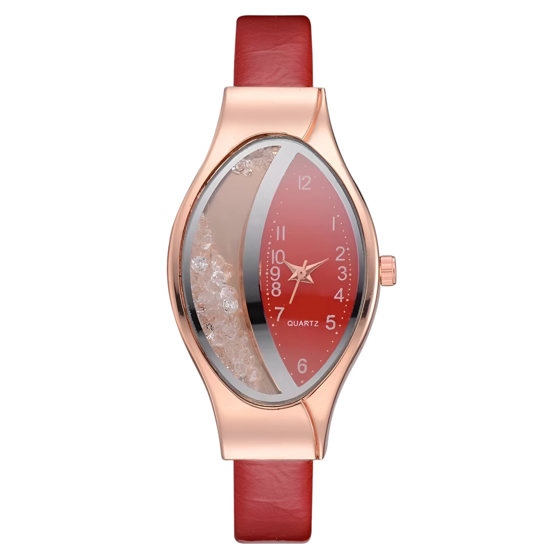 Camilla | Orologio da donna al quarzo con diamanti di lusso - Rossa - female watch watch for women - Concept Palermo
