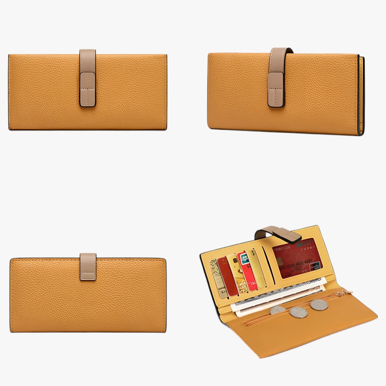 Rylee | Portafoglio lungo elegante da donna e porta carte multifunzionale - - wallet womens wallet - Concept Palermo