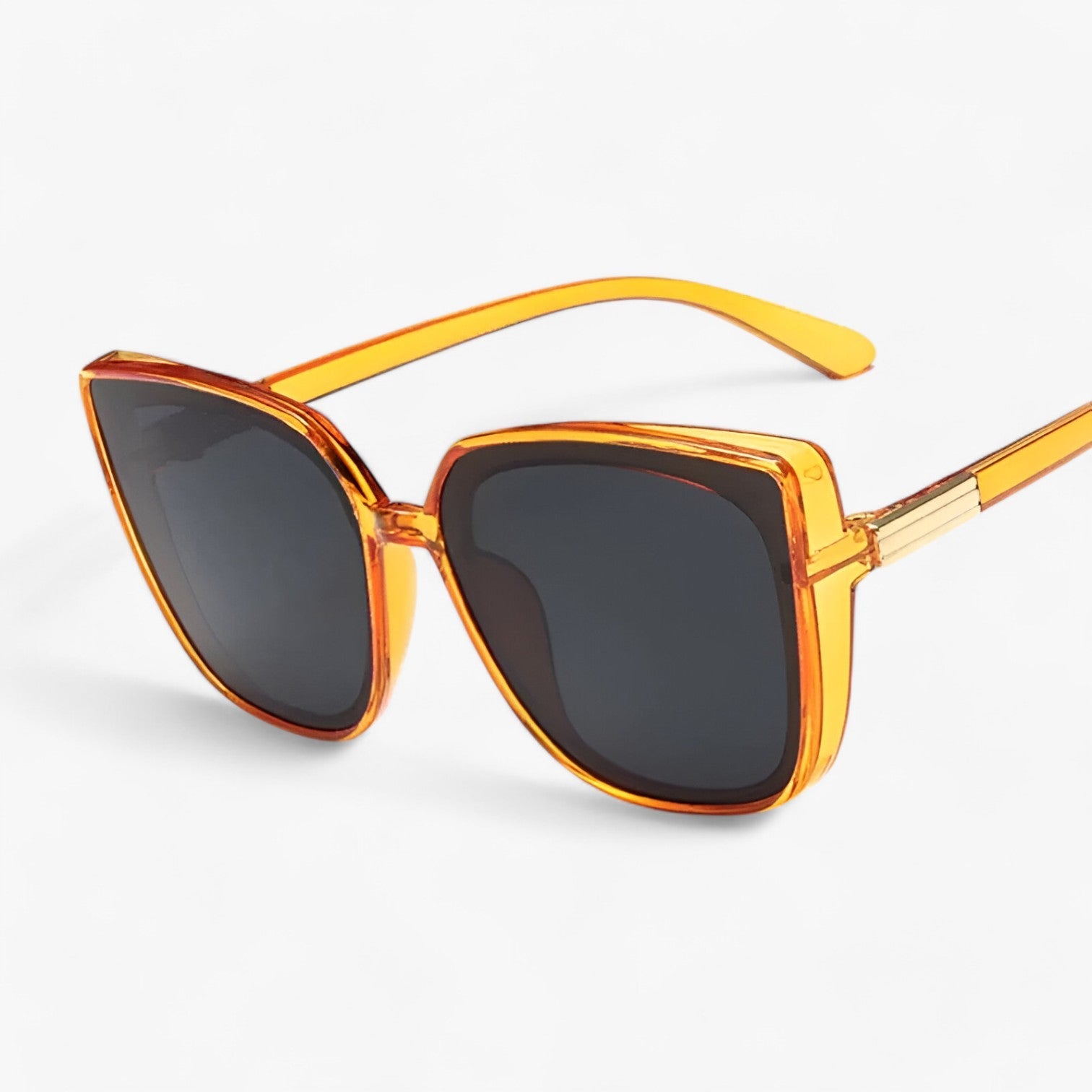 Mariana Occhiali da Sole Cat-Eye Vintage - Stile Chic e Audace - Arancione Grigio come mostrato - Cat Eye Sunglasses Fashion Sunglasses Sunglasses WOMEN - Concept Palermo