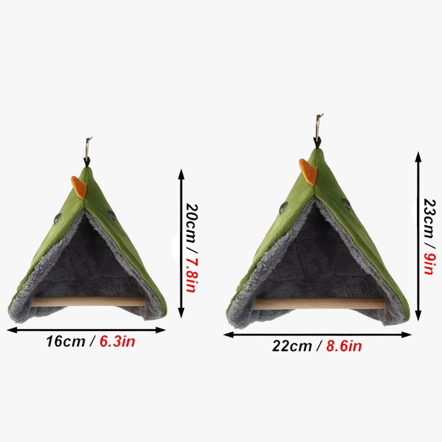 Ravenn | Amaca per uccelli morbida con tenda calda e rifugio coccola - - bird bird house birdproduct - Concept Palermo