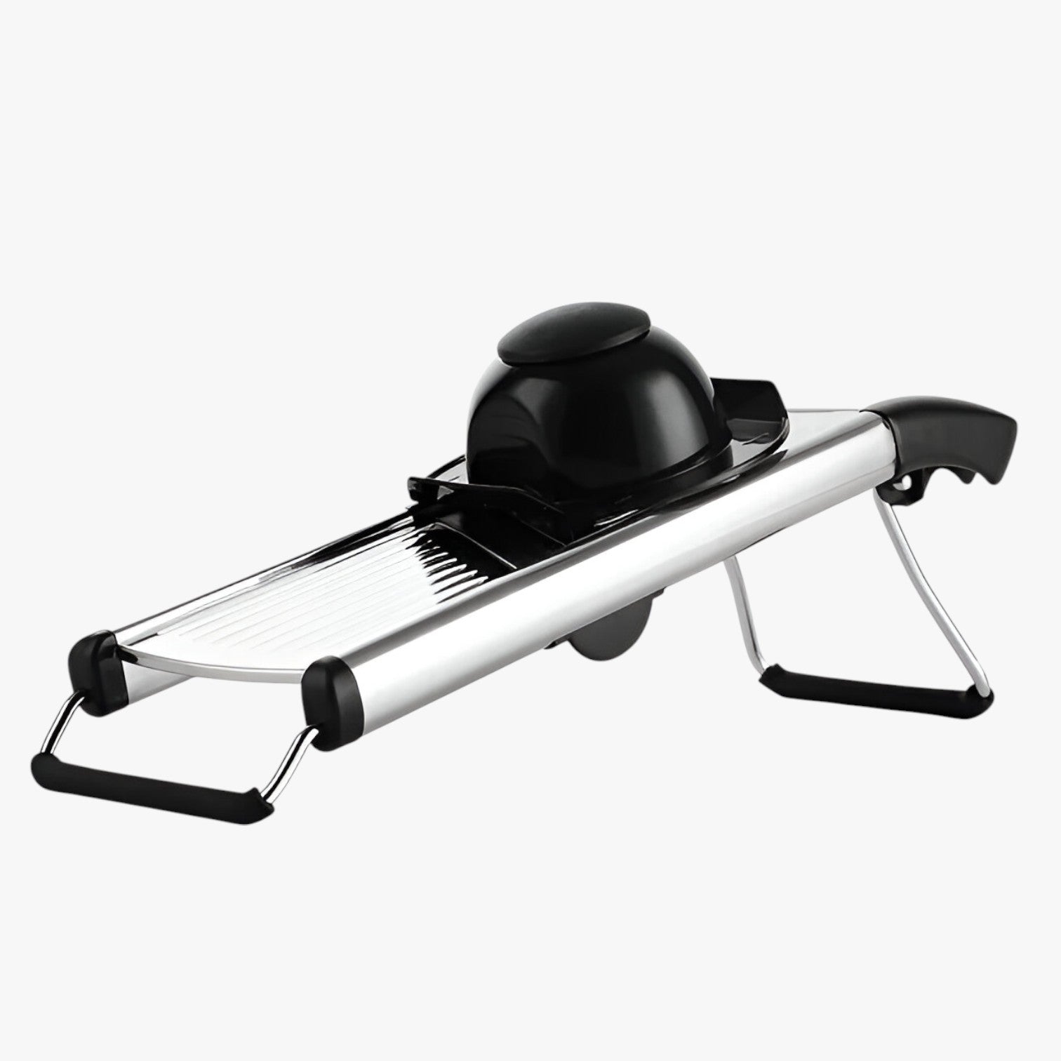 Bastian | Mandolina Regolabile in Acciaio Inossidabile – Affettare Verdure Velocemente e in Sicurezza - nero - Kitchen kitchen accessory kitchen tools - Concept Palermo
