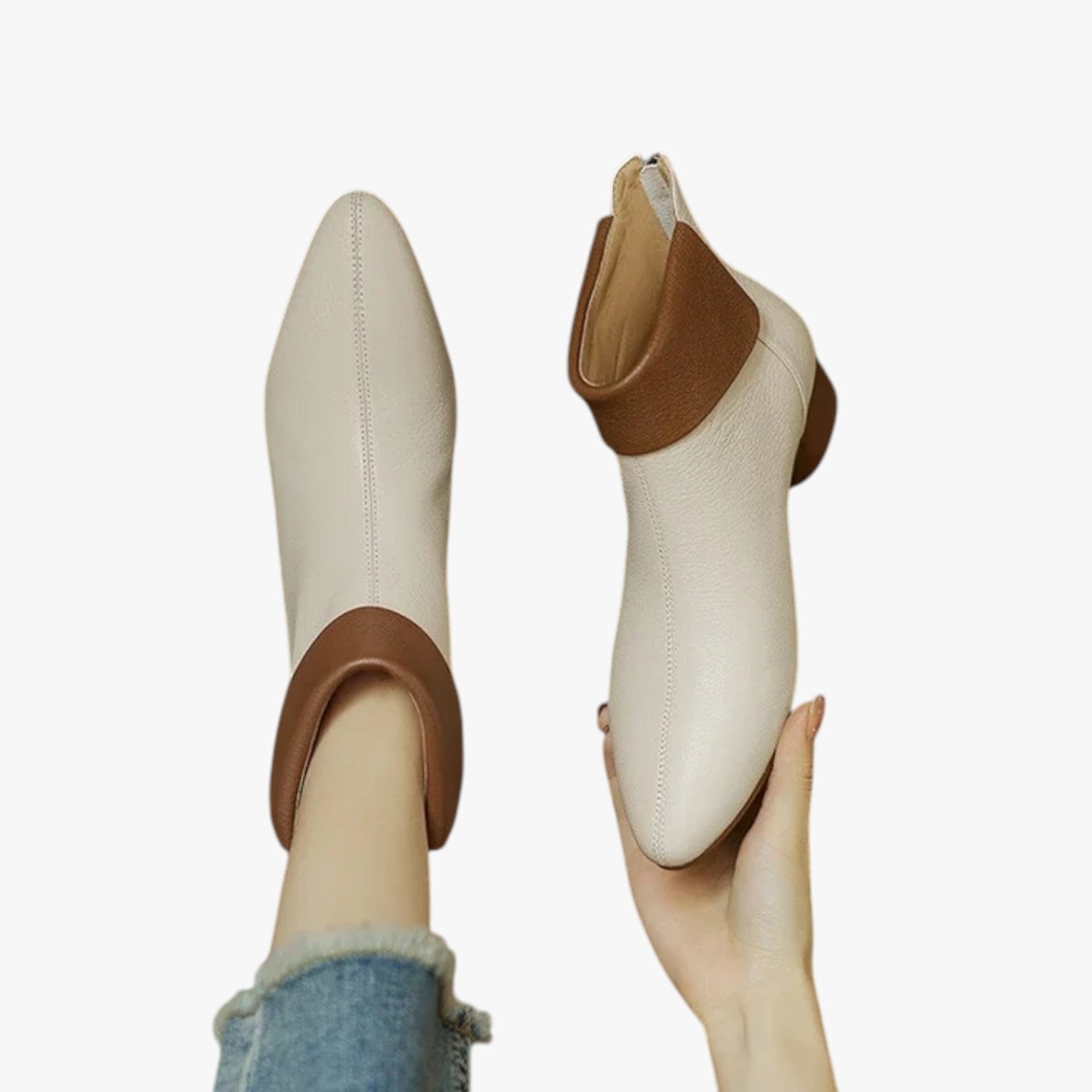 Amelia | Stivaletti retrò in pelle: comfort e stile per l'autunno - - BOOTS Boots & Shoes Leather Boots womens boots - Concept Palermo