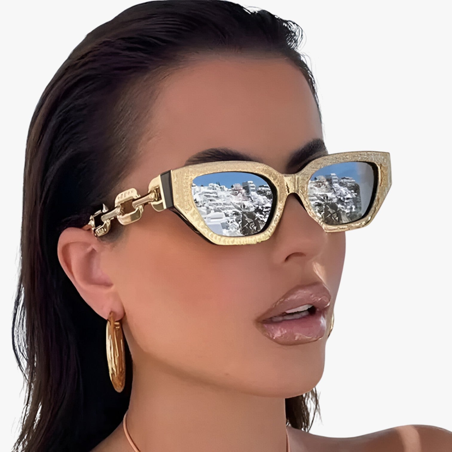 Carly | Occhiali da sole Vintage a forma di gatto – stile chic, protezione UV - - Cat Eye Sunglasses Fashion Sunglasses polarized sunglasses women Sunglasses - Concept Palermo