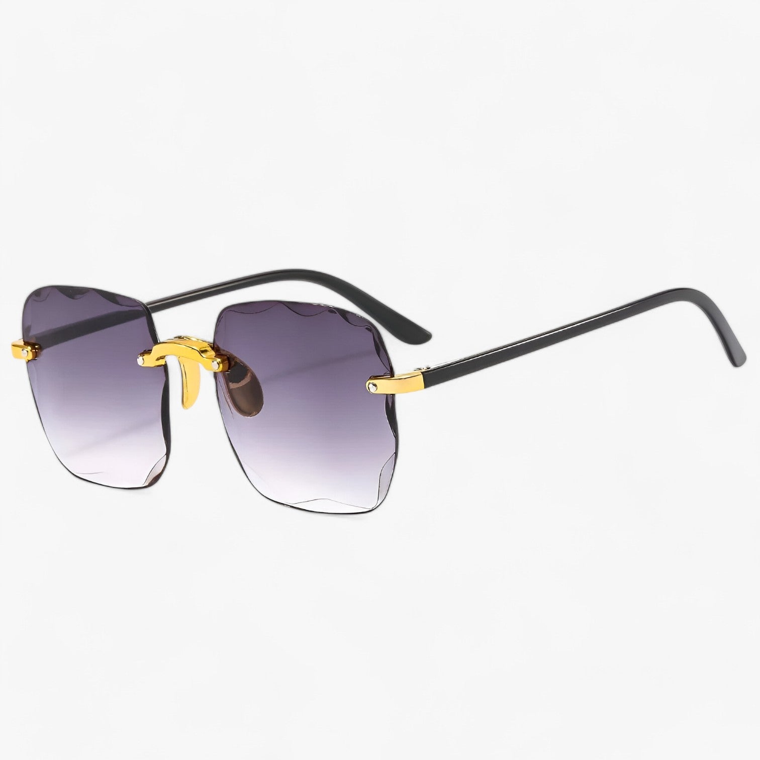 Kamila | Occhiali da sole senza montatura eleganti con protezione UV - Grigio - Fashion Sunglasses Sunglasses WOMEN - Concept Palermo