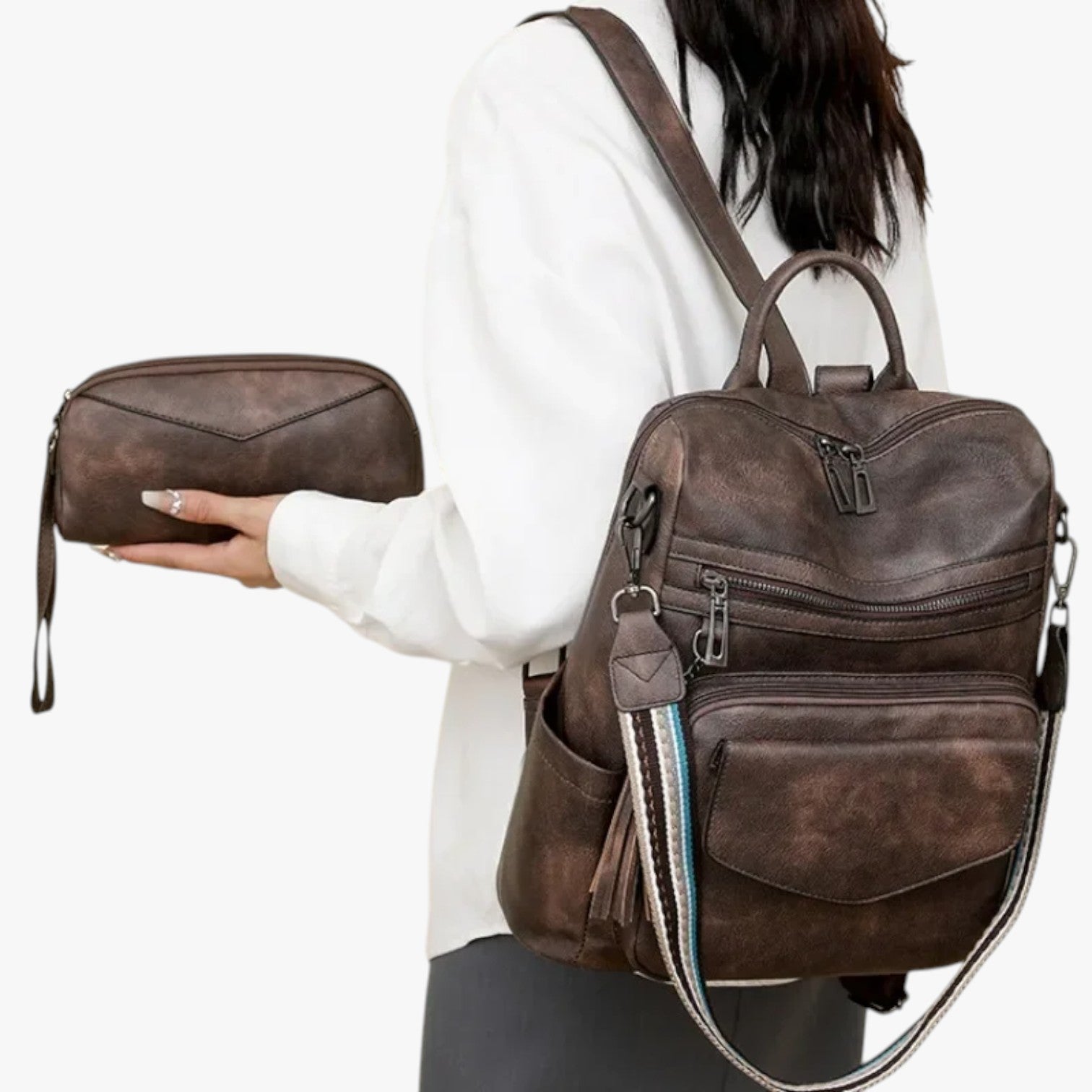 Avianna | Zaino in pelle elegante e capiente - - bag Bags handbags women bags Women's handbags - Concept Palermo