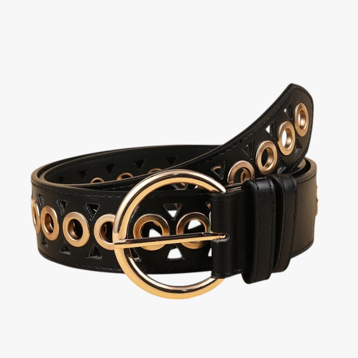 Emelia | Fascia vita punk in pelle Y2K con fibbia a spillo - - Belts waist belt for women Womens belt - Concept Palermo