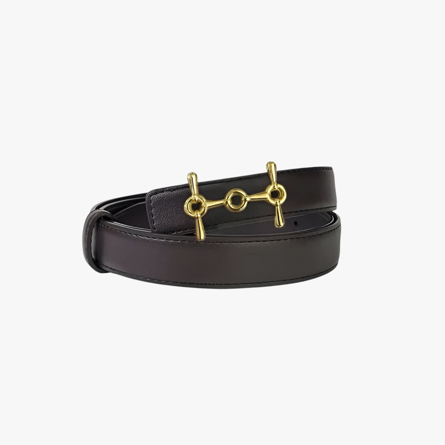 Wrenley | Cintura in pelle elegante – design senza tempo e vestibilità perfetta - caffè 110cm - belts waist belt for women Womens belt - Concept Palermo