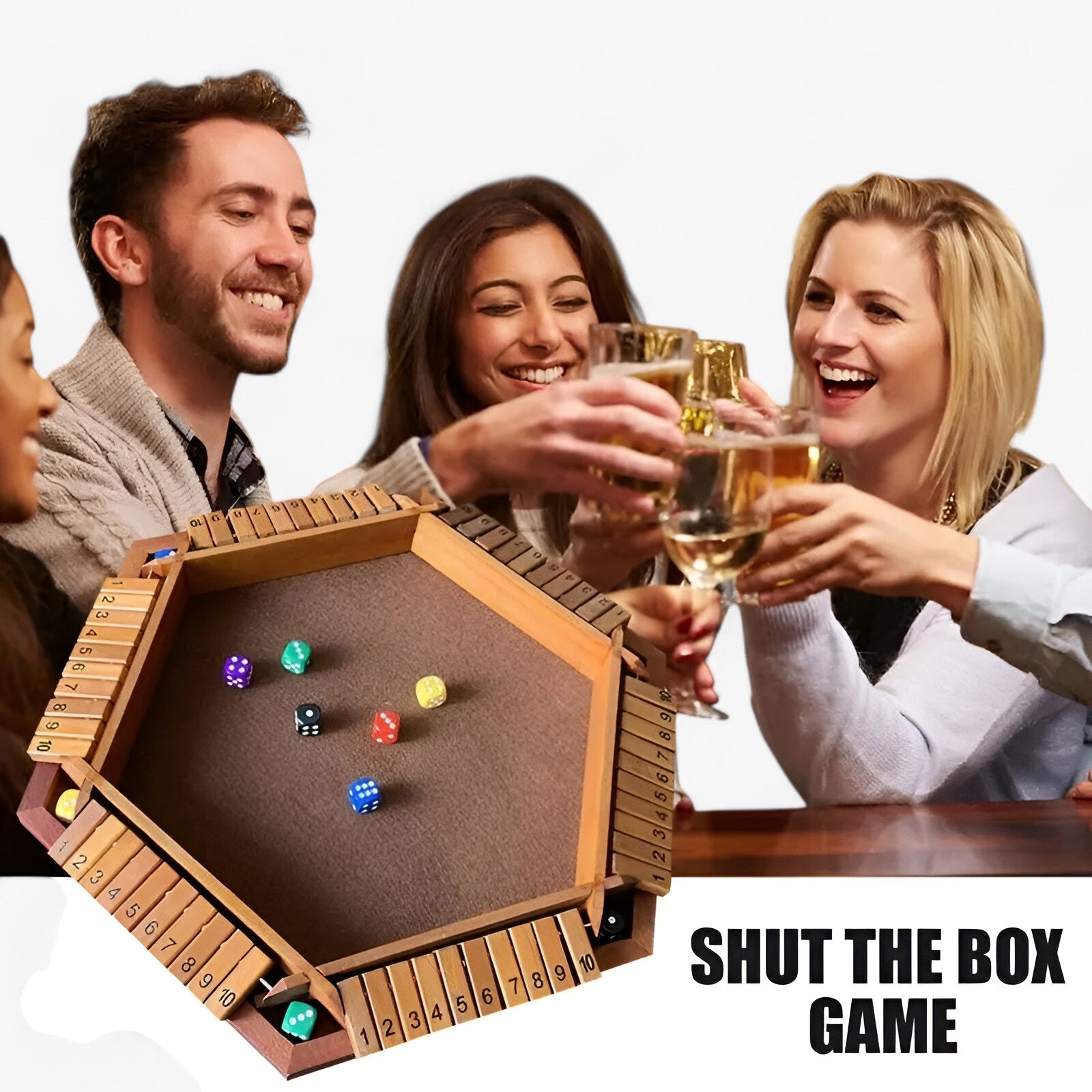 Gioco Strategico Divertente | Shut The Box - - board game kids toys toys & gifts - Concept Palermo