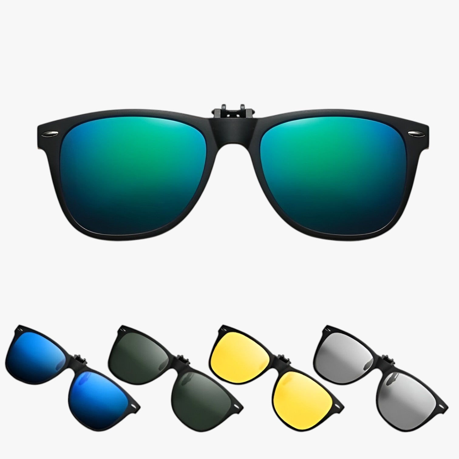 Archer | Occhiali da Guida Flip-Up Polarizzati – Visione Nitida Giorno e Notte - - mens sunglasses sun glasses Sunglasses sunglasses polarized men - Concept Palermo
