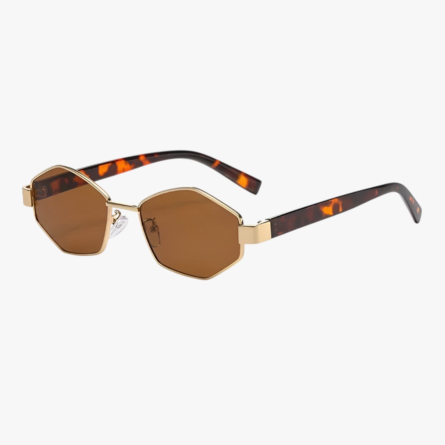 David | Occhiali da Sole Polygonali UV400 – Stile Unisex e Protezione per lo Sport all’Aperto - oro tè leopardato come in foto - men sunglasses polarized mens sunglasses sun glasses Sunglasses sunglasses polarized men - Concept Palermo