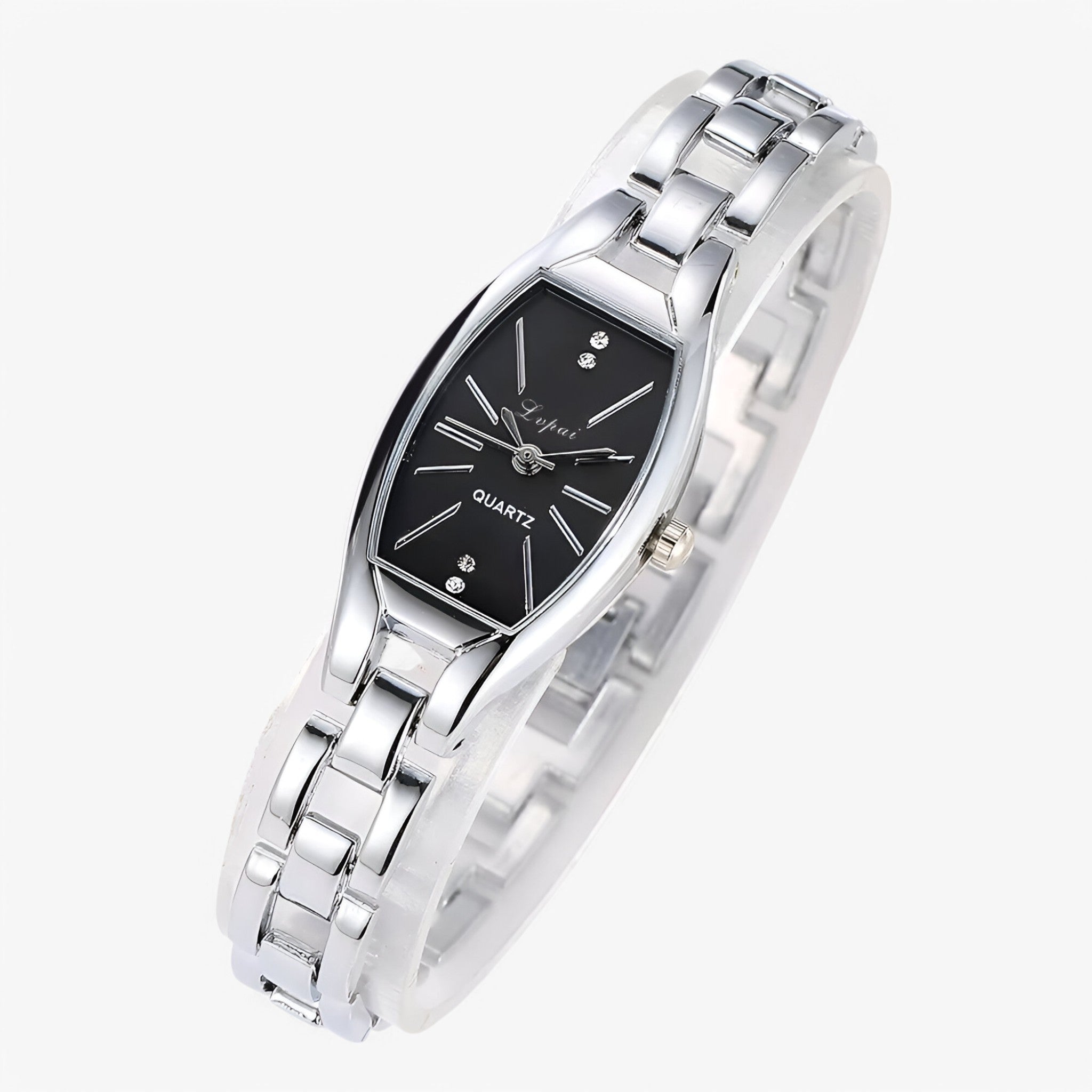 Léa | Orologio da donna minimalista con piccolo quadrante e dettagli in diamanti - - female watch watch for women - Concept Palermo
