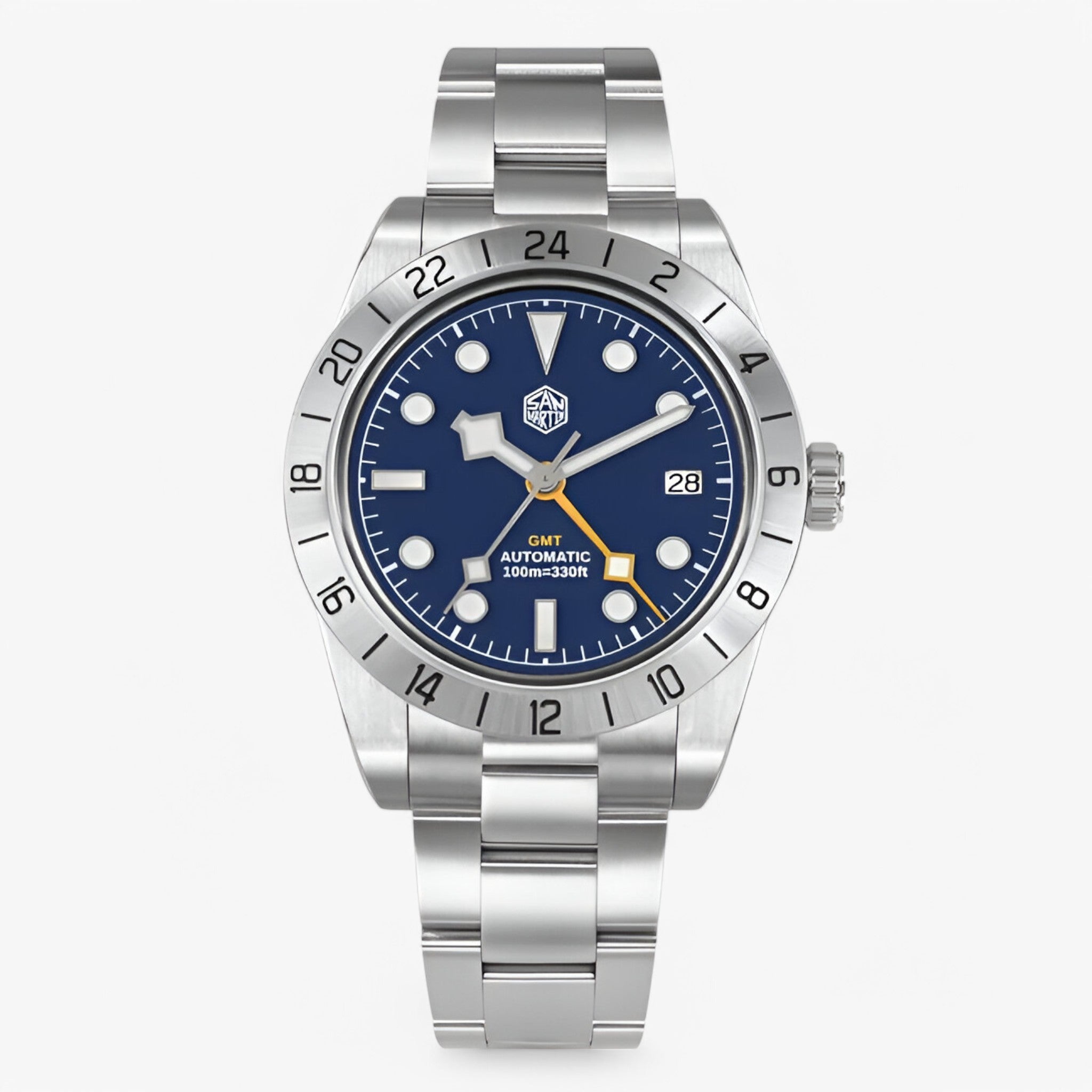 Anton | Orologio sportivo automatico GMT in acciaio - Blue - - Concept Palermo