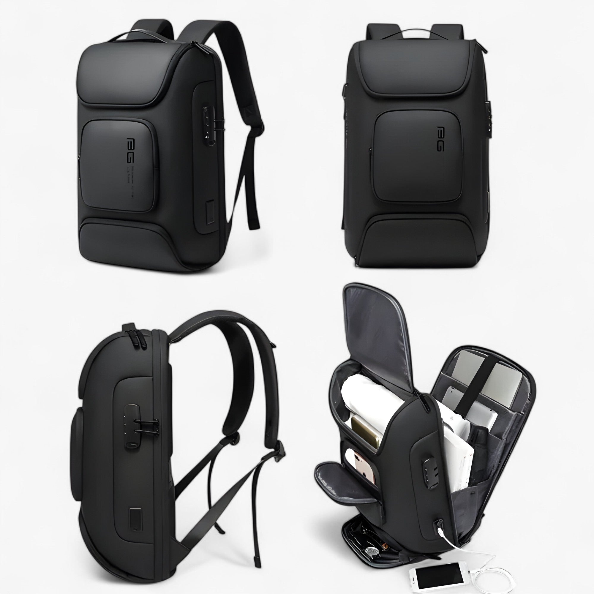 Luca | Zaino resistente all’acqua con porta USB - - Backpacks - Concept Palermo