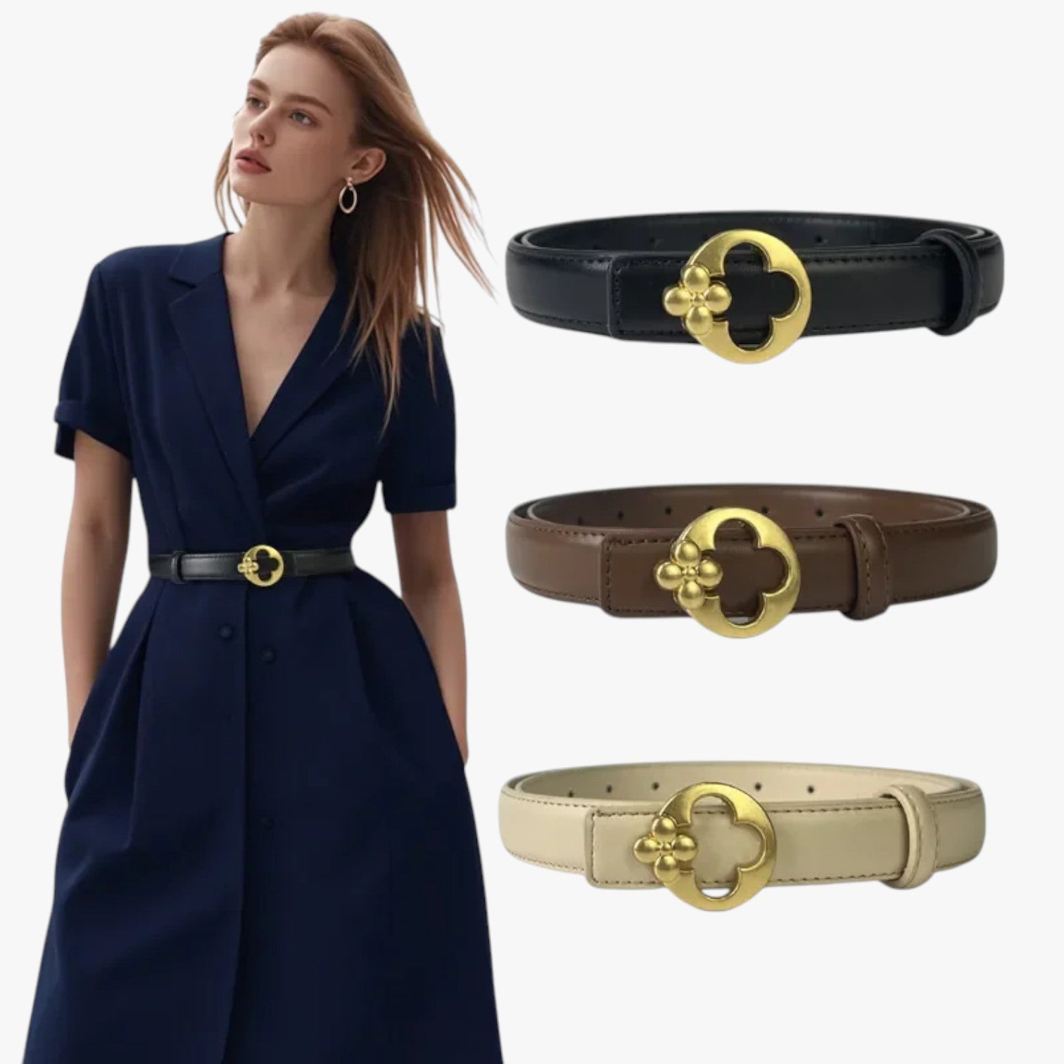 Iyla | Cintura Donna 2025 Eleganza Casual con Fibbia Designer - - Belts waist belt for women Womens belt - Concept Palermo