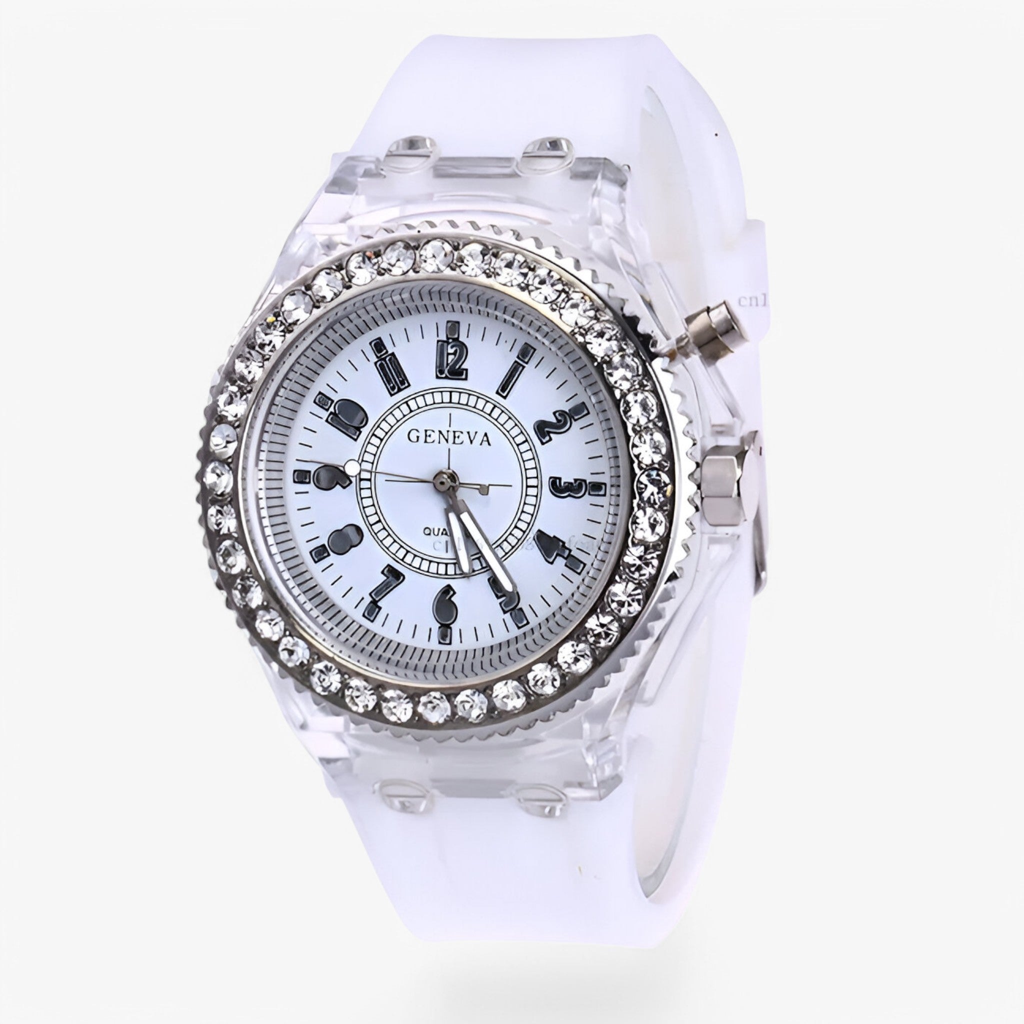 Francis | Orologio gelatinoso con luce LED - Bianco - watch for men watch for women - Concept Palermo