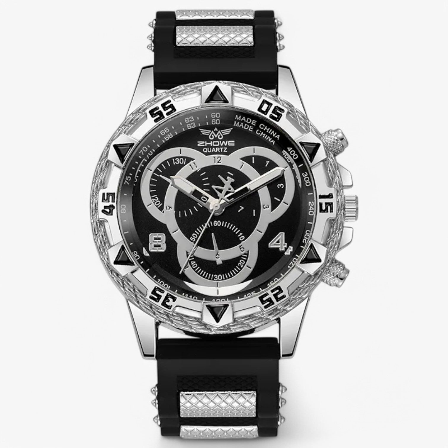 Renato | Orologio sportivo elegante con cinturino in silicone comodo - - mens accessory watch watch for men - Concept Palermo