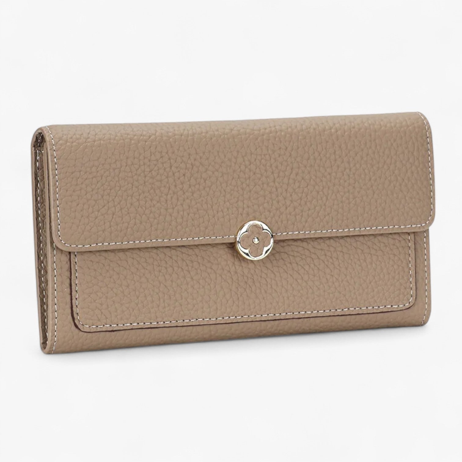 Anahi | Portafoglio da donna in vera pelle, eleganza e funzionalità - Grigio - wallet womens wallet - Concept Palermo
