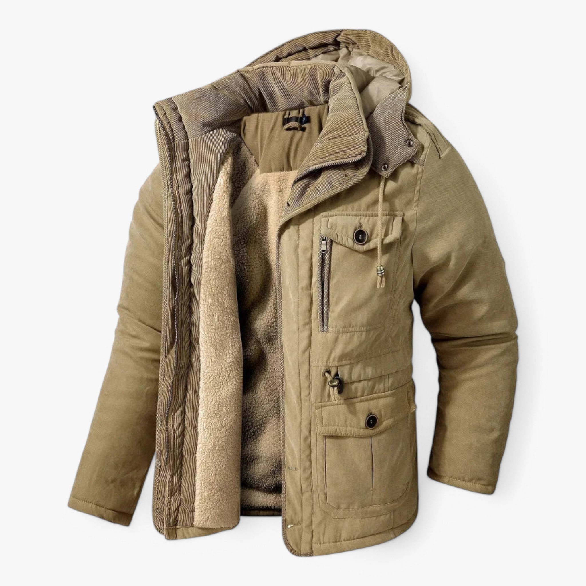 Jake | Giacca invernale - Khaki - - Concept Palermo