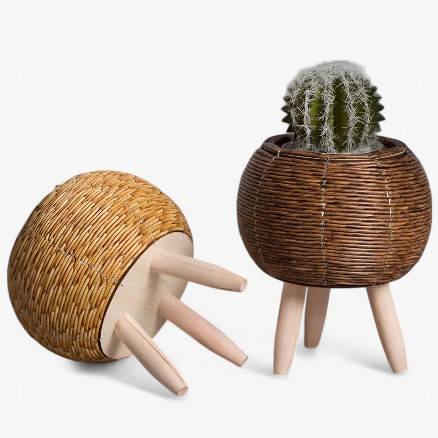 Kosta | Vaso di Fiori Rotan – Stile Elegante per le Sue Piante - - Garden Garden supplies Home & Garden - Concept Palermo