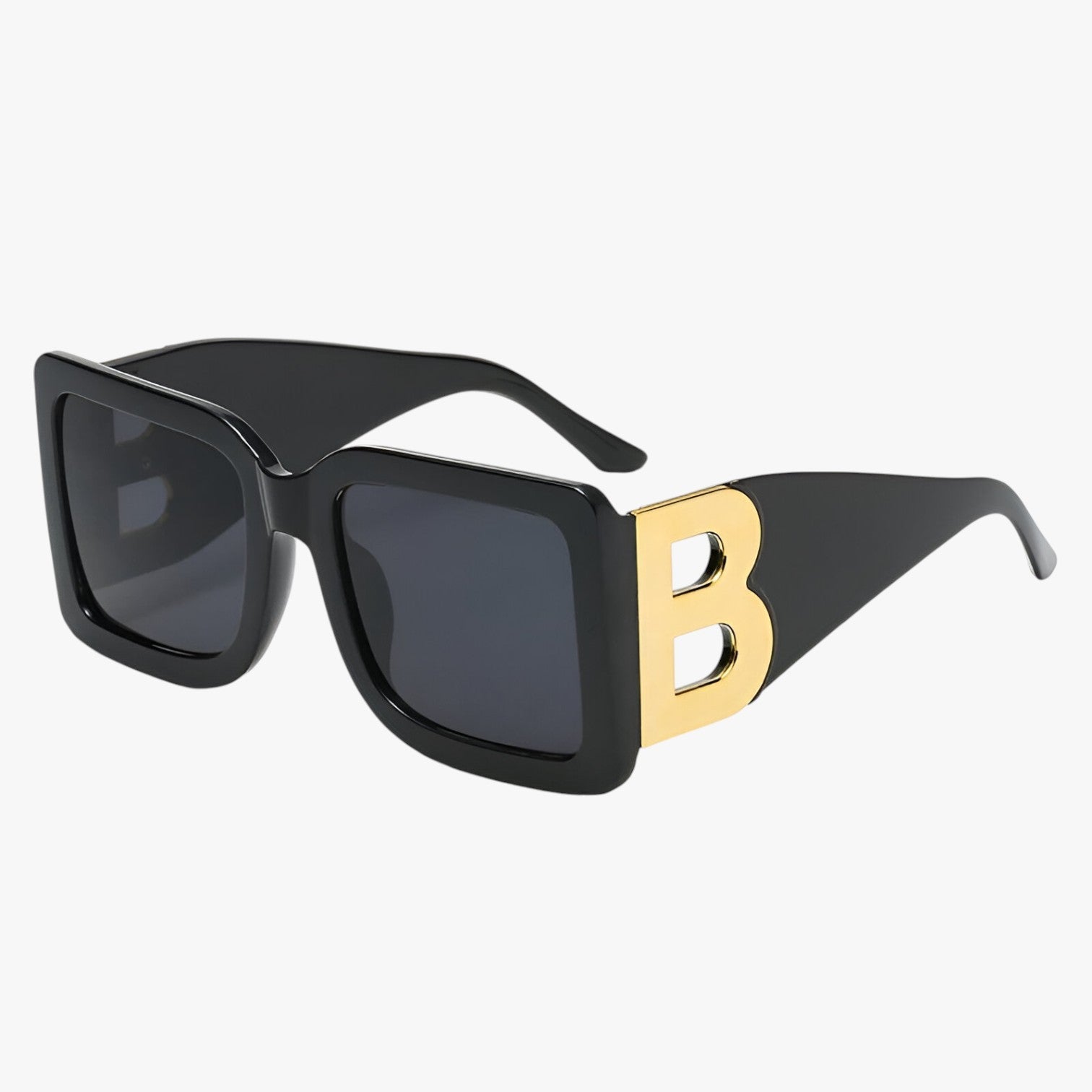 Veda | Audace e stiloso - Occhiali da sole oversized con protezione UV400 - Nero Grigio Come Immagine - Fashion Sunglasses polarized sunglasses women Sunglasses - Concept Palermo