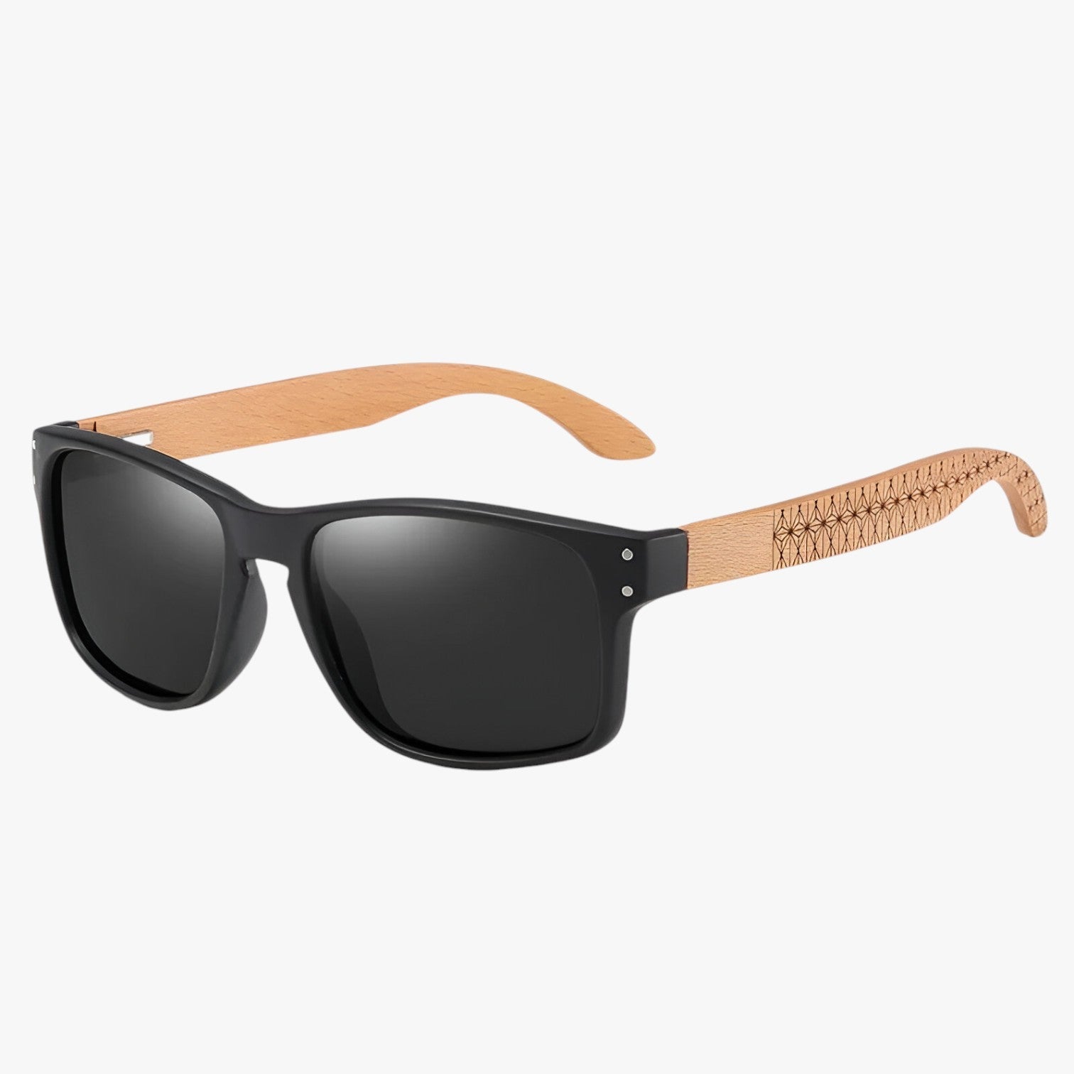 Arjun | Midnite Star Occhiali da sole in legno – Protezione UV elegante per uomini - Nero - mens sunglasses Sunglasses - Concept Palermo