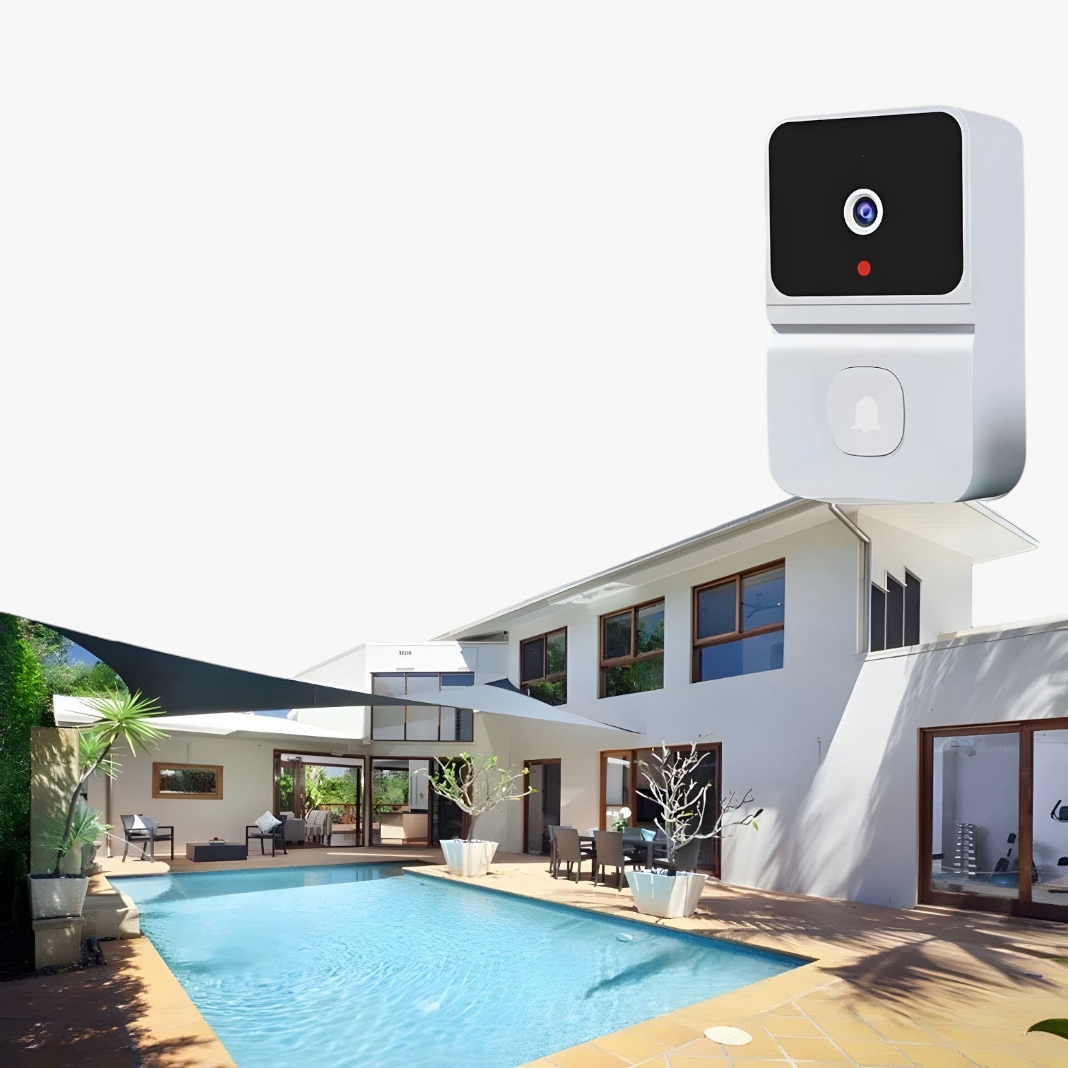 Dalton | Campanello Video WiFi Intelligente con Intercomunicatore Bidirezionale - - camera gadget - Concept Palermo