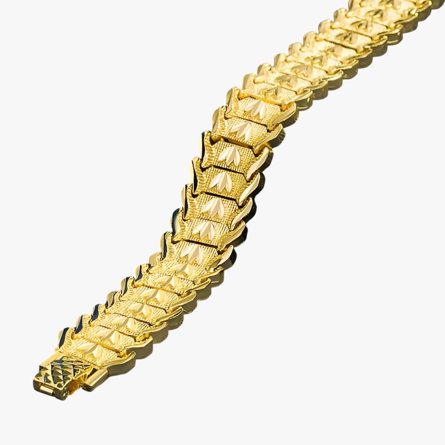 Jedrick | Stile dichiarativo con brillantezza 24K – Bracciale retro durevole per uomini - - BRACELET mens accessory mens bracelet - Concept Palermo