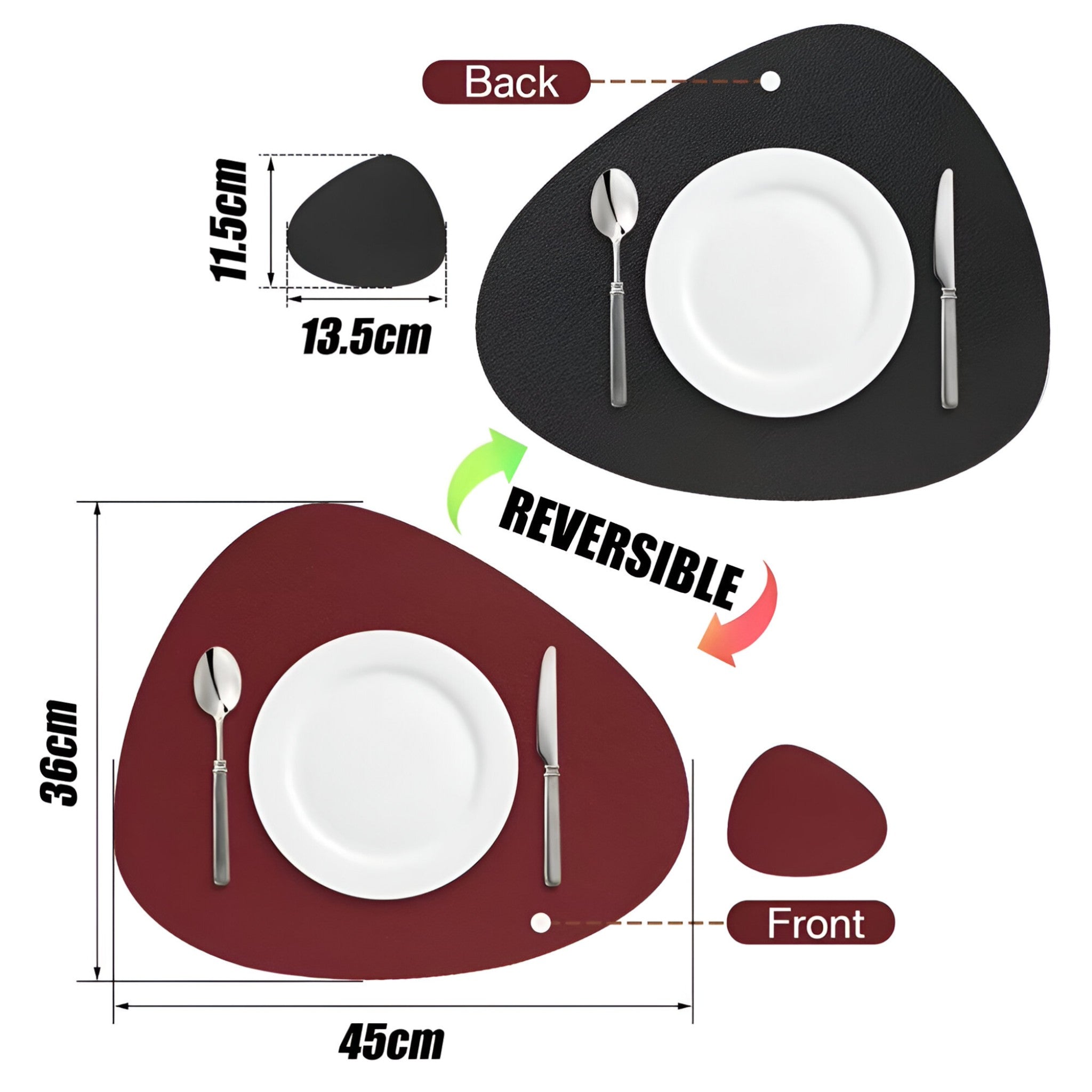Tappetini da Tavolo | Eleganti e Sostenibili - - table mats - Concept Palermo
