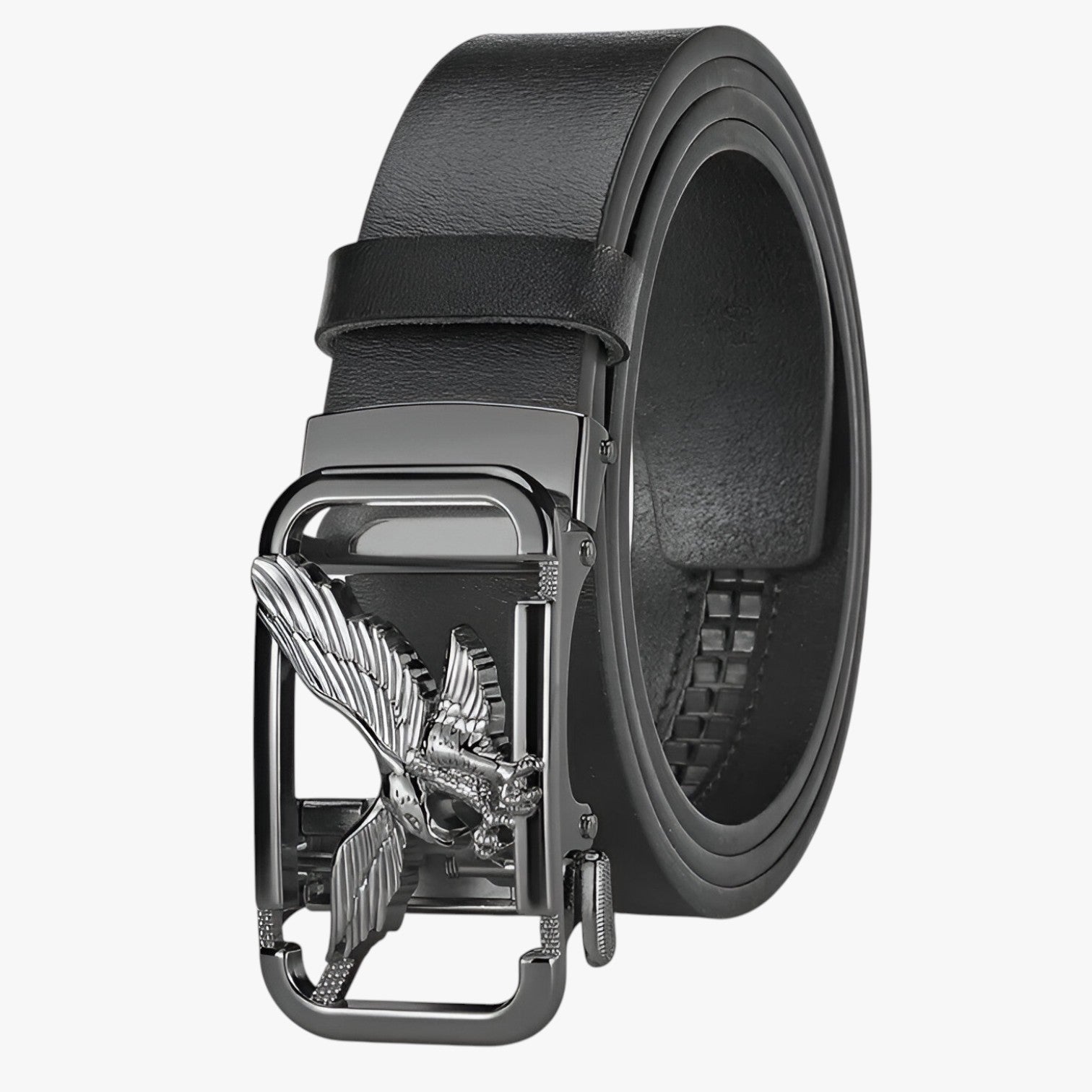 Atlas | Stile Fiero Cintura in Vera Pelle con Fibbia Aquila - nero - Belts belts for men Mens belt - Concept Palermo