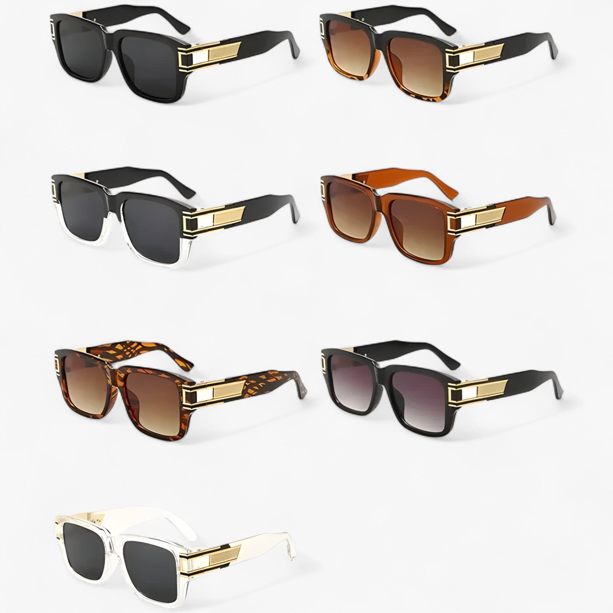 Emil | Occhiali da sole quadrati vintage con design a goccia - - Fashion Sunglasses men sunglasses polarized mens sunglasses Polarized man sunglasses polarized sunglasses women Sunglasses sunglasses polarized men - Concept Palermo
