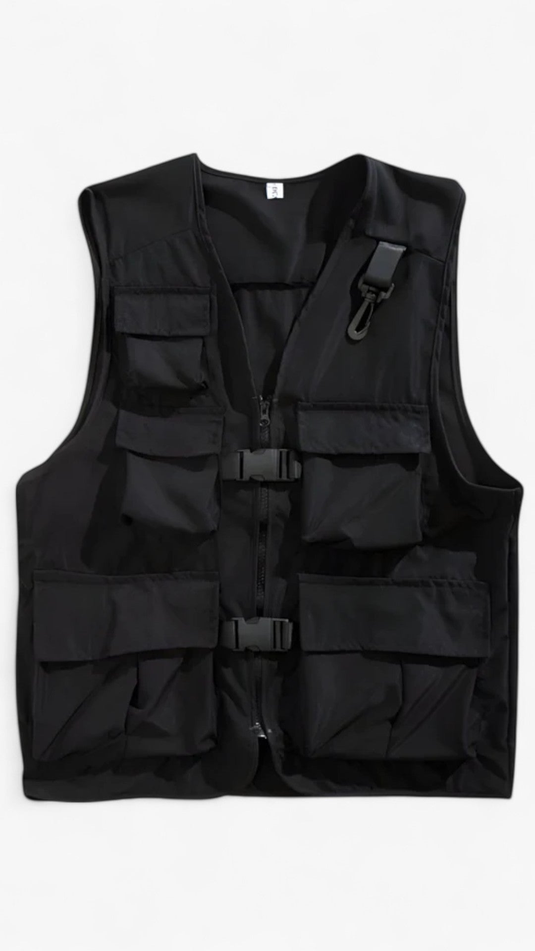 Fiadh | Gilet impermeabile per campeggio e pesca - fleece nero - camping vest fishing vest vests - Concept Palermo