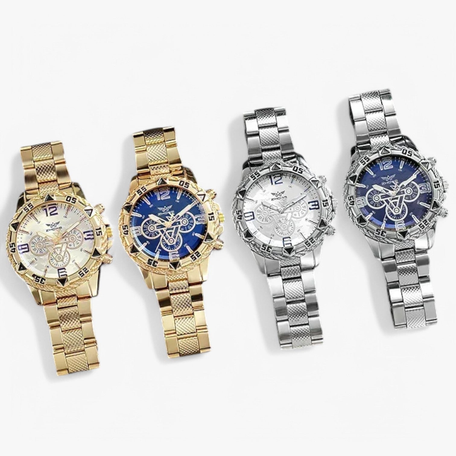 Vitalli | Orologio da uomo di lusso - Elegante e senza tempo con accenti di luce blu - - mens accessory watch for men watches - Concept Palermo