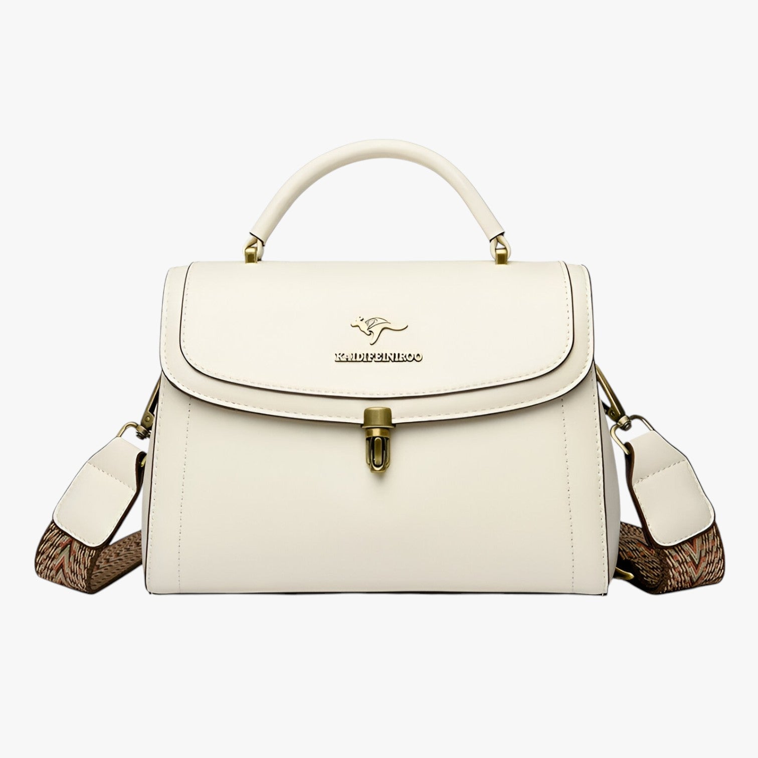 Arabella | Elegante borsa a tracolla e a spalla in pelle - Bianco - Bags handbags women bags Women's handbags - Concept Palermo