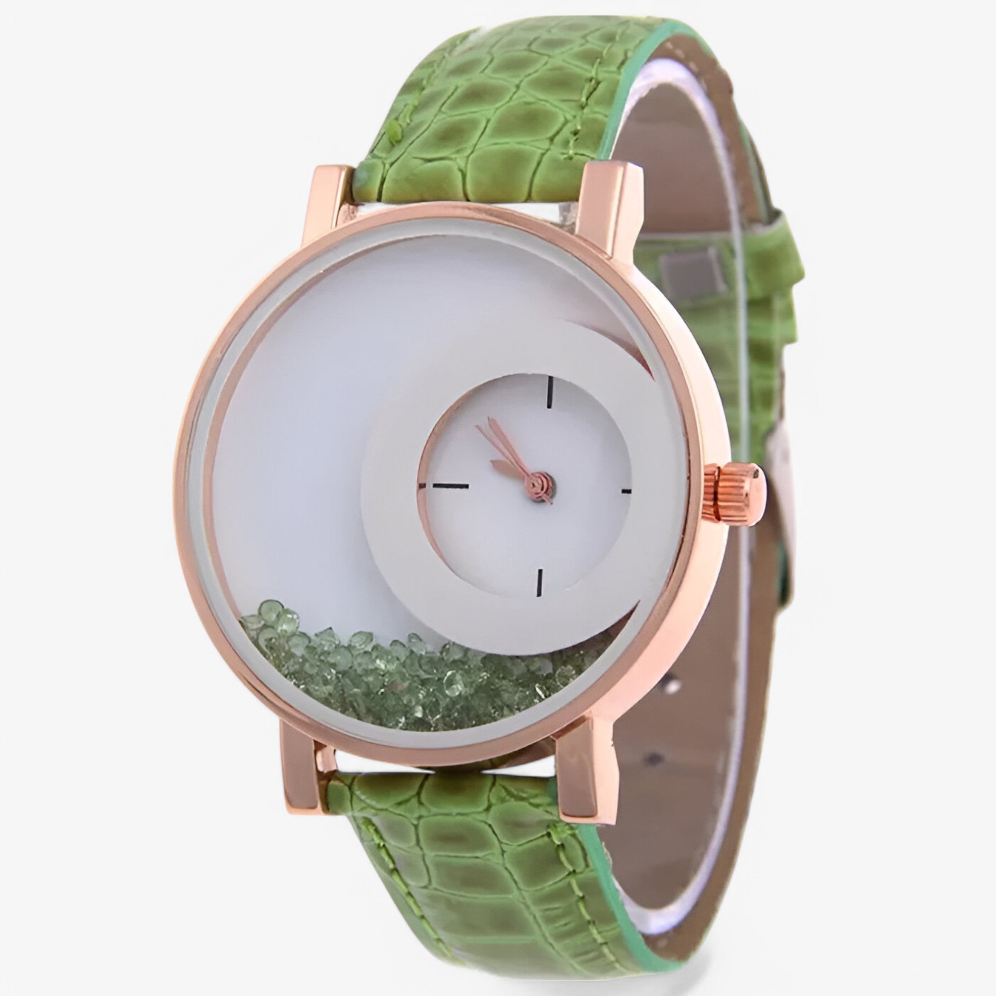 Odette | Orologio da donna con quadrante brillante - Verde - female watch watch for women - Concept Palermo