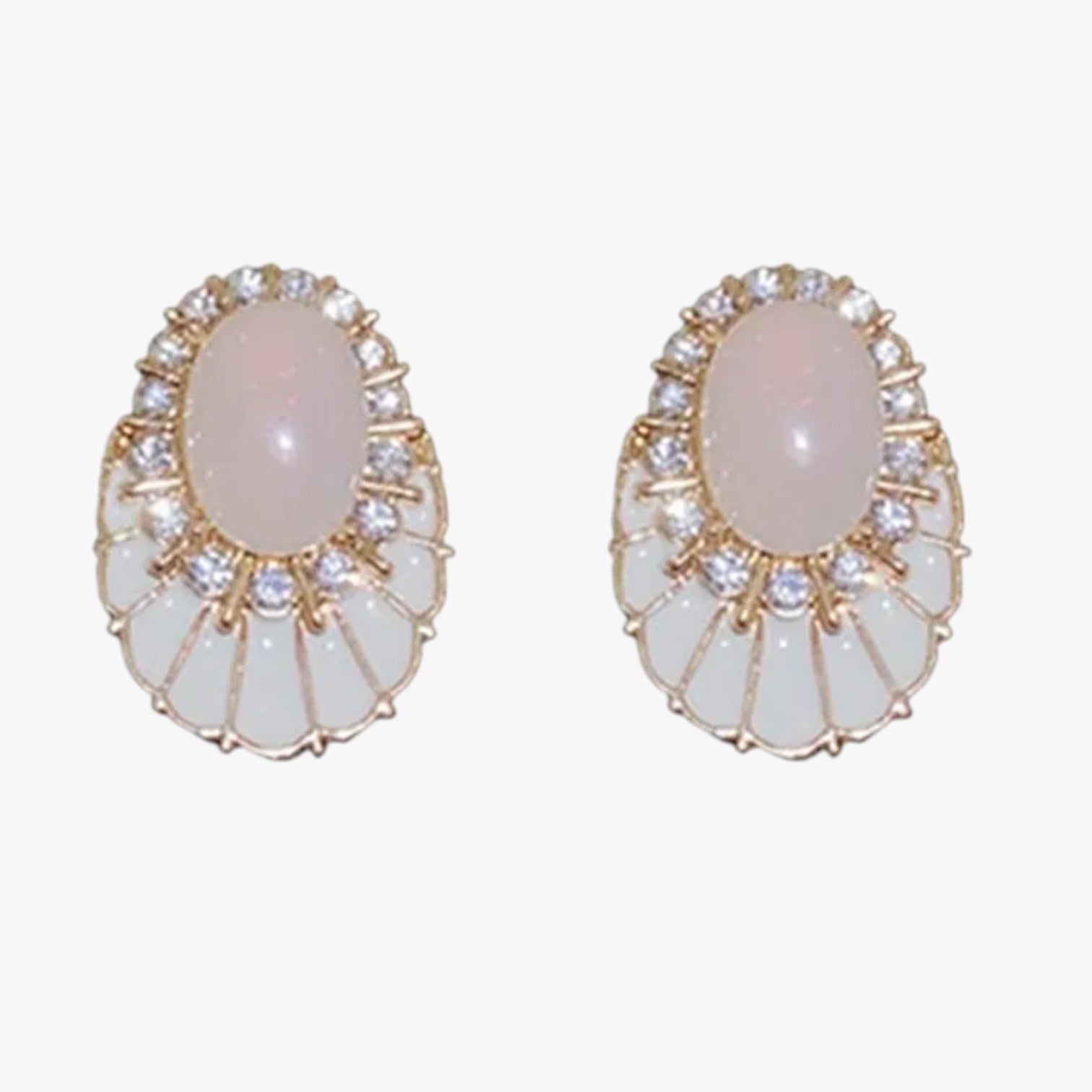 Thea | Eleganti orecchini pendenti in olio bianco - - EARRINGS Earrings for Women Girls New Fashion Earrings womens earring - Concept Palermo
