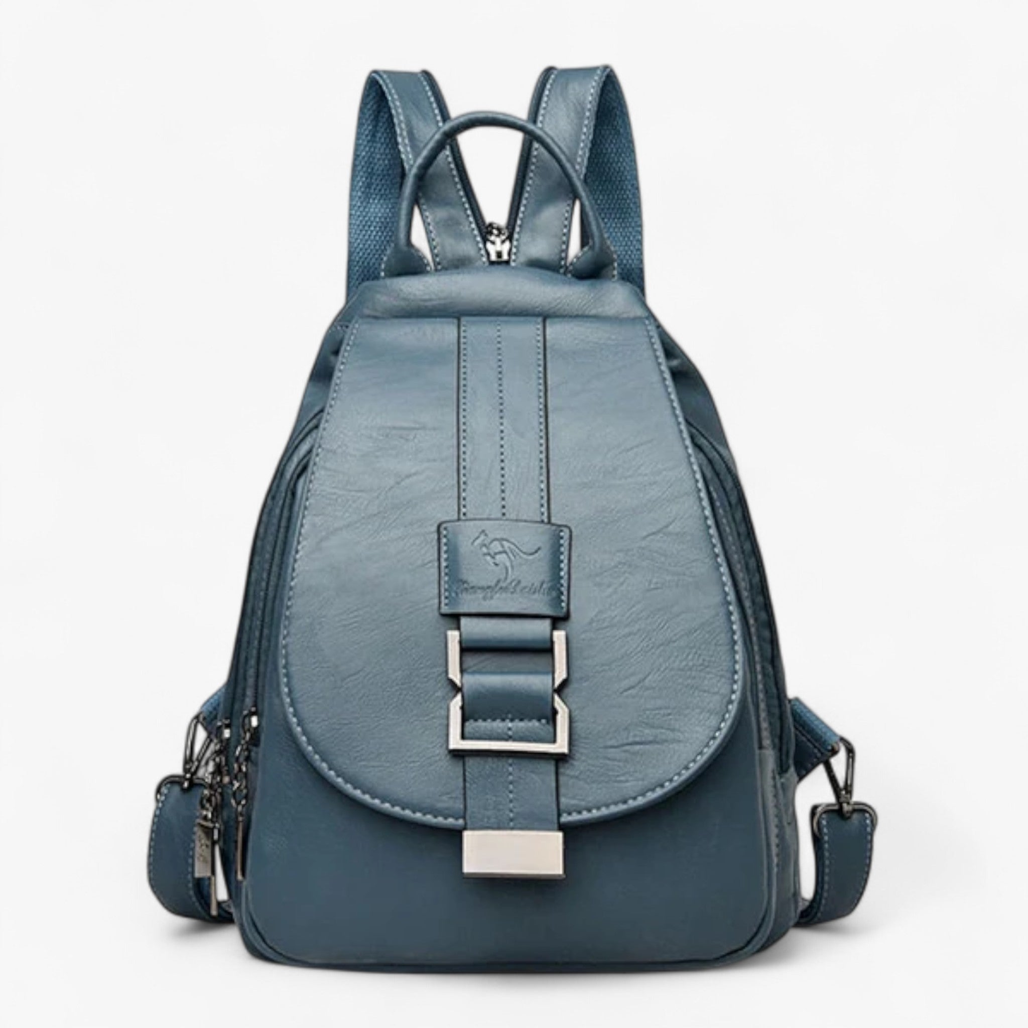 Veala | Zaino in pelle elegante e chic - Lago Blu - Backpacks women's backpack - Concept Palermo