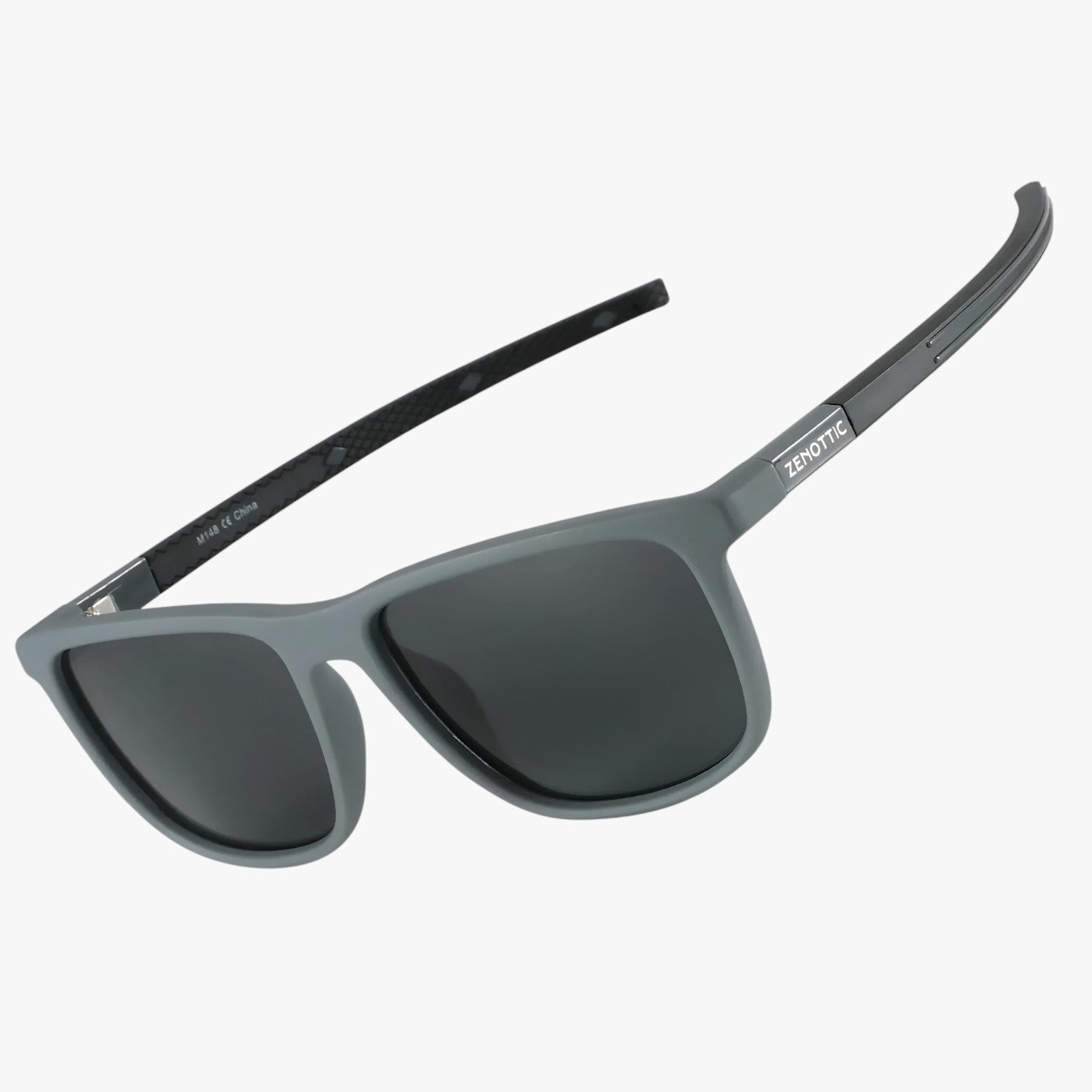 Landyn | Occhiali da sole quadrati polarizzati – protezione UV leggera - Lenti grigie ZNOTTIC - mens sunglasses Sunglasses - Concept Palermo