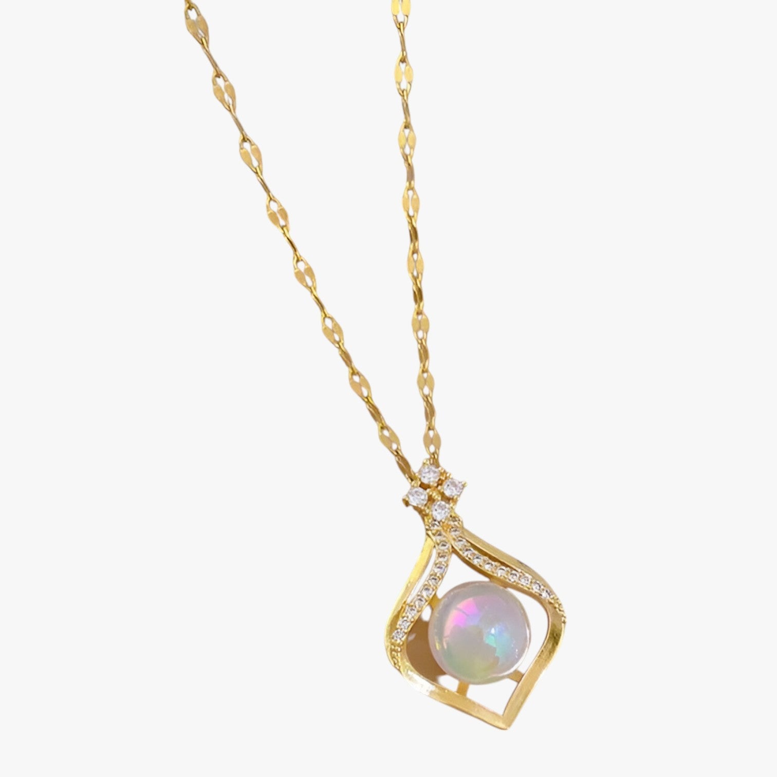 Ariella | Collana di perle sirena glamourosa - NY0087 - elegant womens necklaces Necklace NECKLACES Necklaces for Women - Concept Palermo